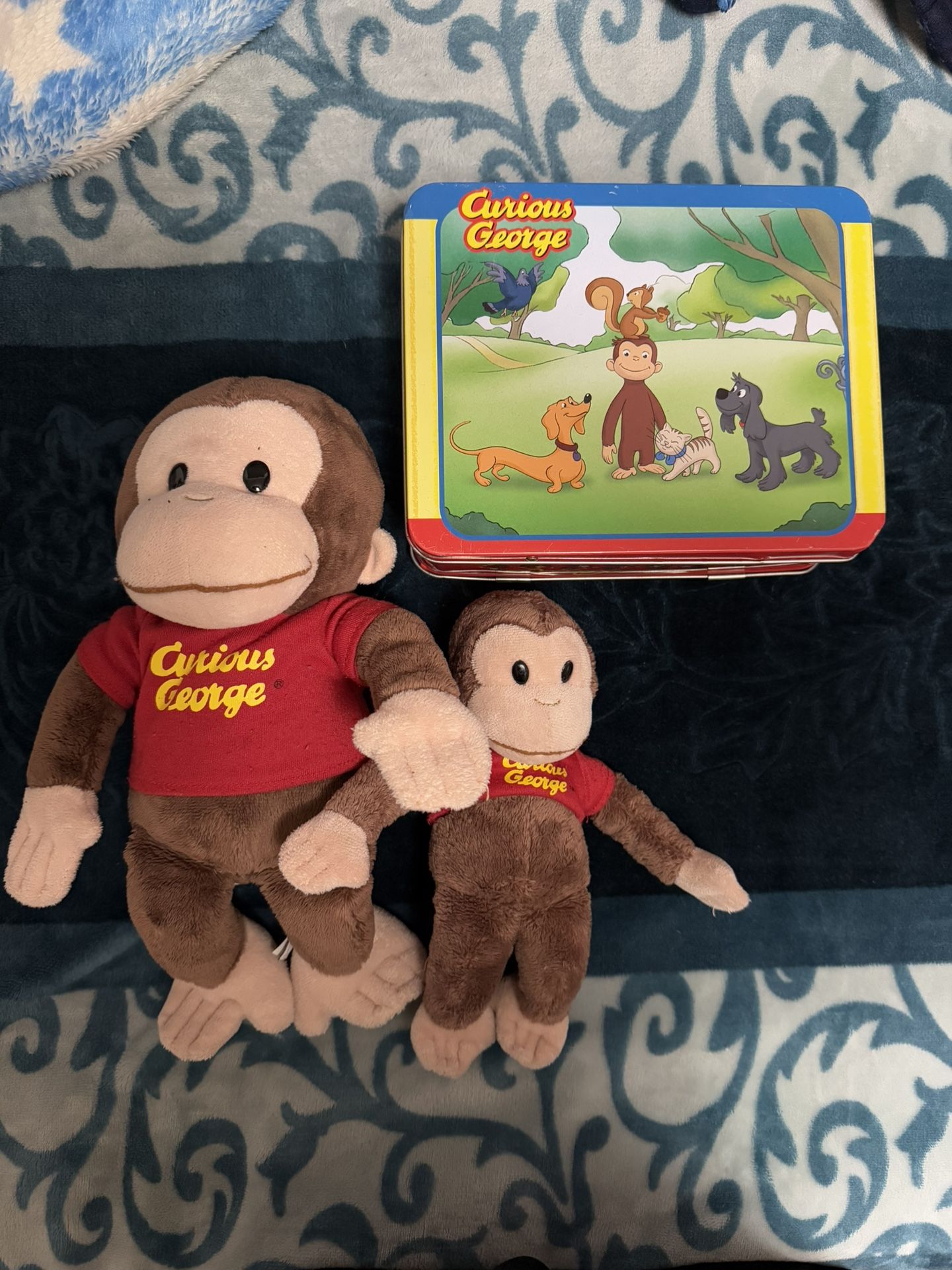 Curious George Plush/lunch bag