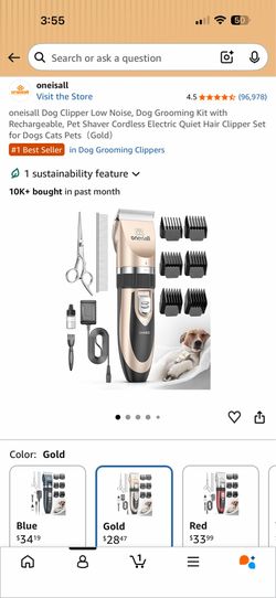 NEW - Pet Hair Clipper Set
