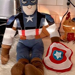 2012 Marvel Captain America The First Avenger Plush Super Hero