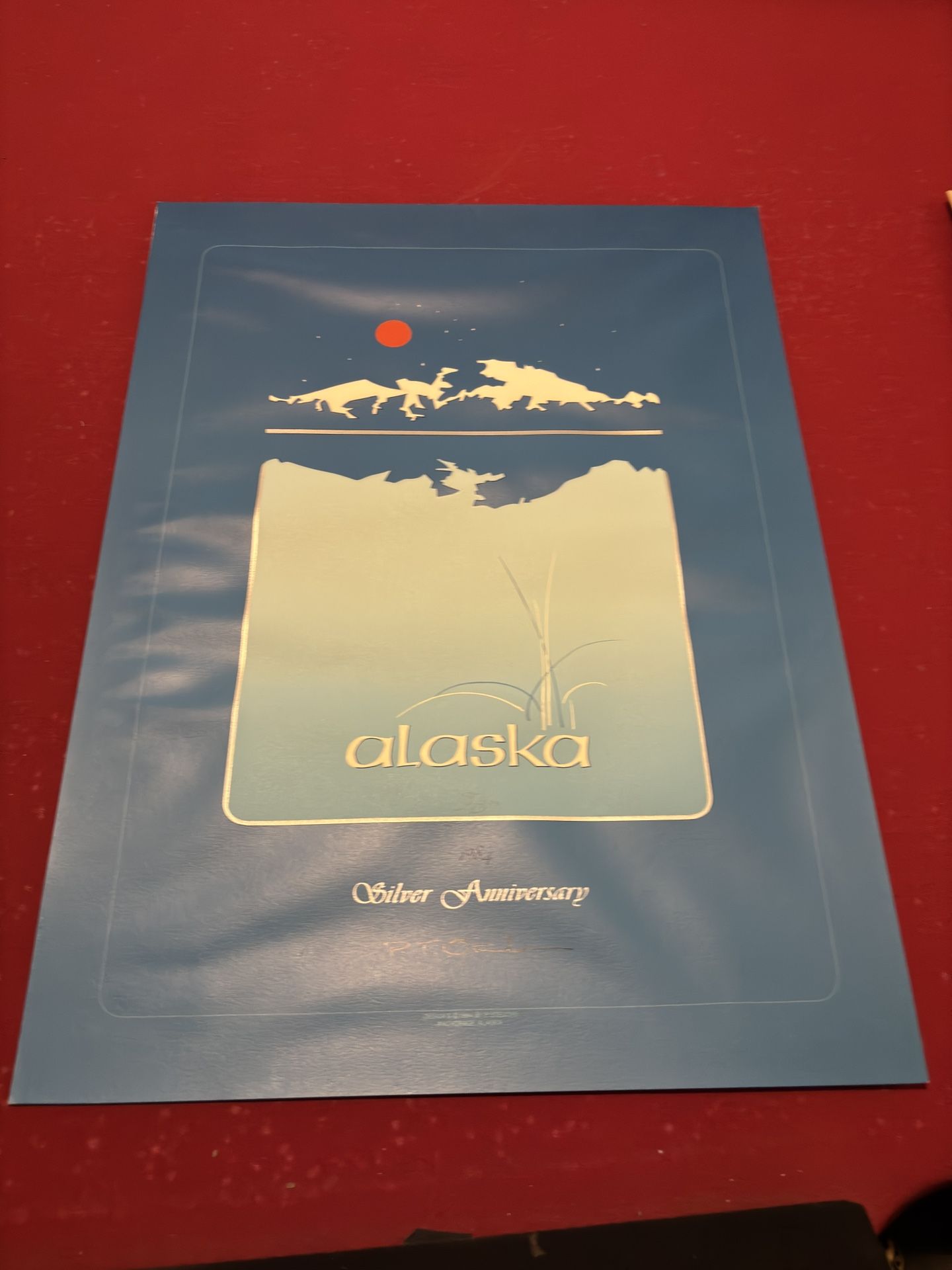 Alaska Silver Anniversary Art Signed And Numbered P Steucke