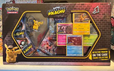 Pokemon Detective pikachu on the case figure collection