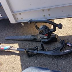 Toro Electric Leaf Blower And Weed Cutter