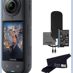 Insta360 X5 With Silicone Lens Protector, Protector Case And Self Stick.