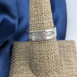 ✨925 Sterling Silver Ring Band SIZE 8.5 👌