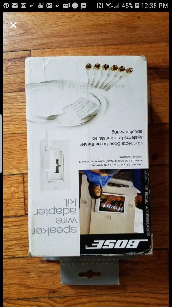 New Bose wire adapter kit