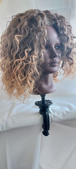 Honey Shaggy Curly Wig