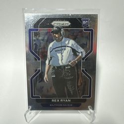  2021 Panini Prizm Rex Ryan Rookie RC #289 Baltimore Ravens Coach