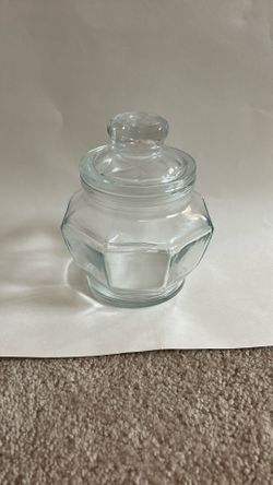 Glass Candy Bowl with Sealing Lid