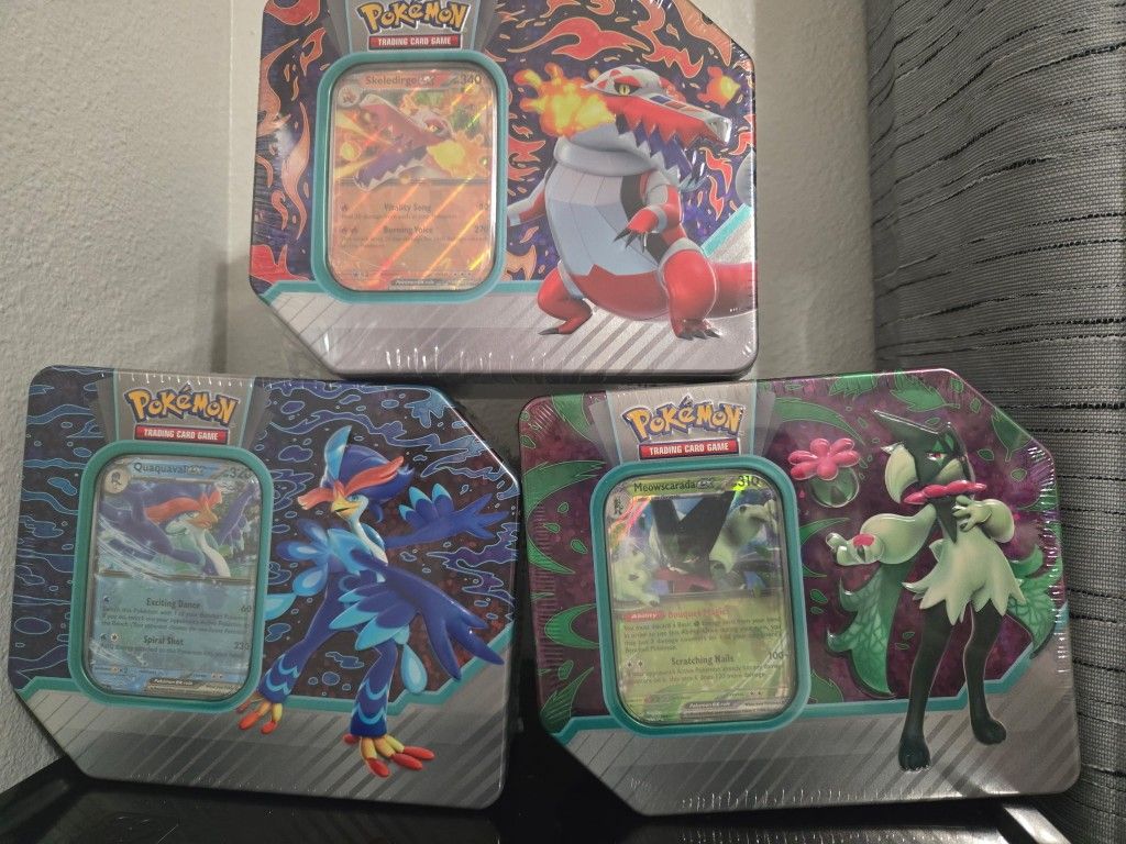 Pokémon Complete Paldea Partners Tin Set