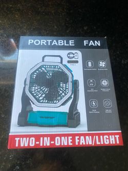 Brand New with the box and charging cord Rechargeable Fan $35