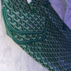 Authentic Goyard Saint Louis Tote - Green w/ Dust Bag  GM