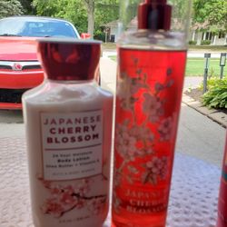 Japanese Cherry 🍒 Blossom Spray And Lotion. New