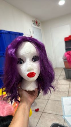 MEDIUM PURPLE WIG