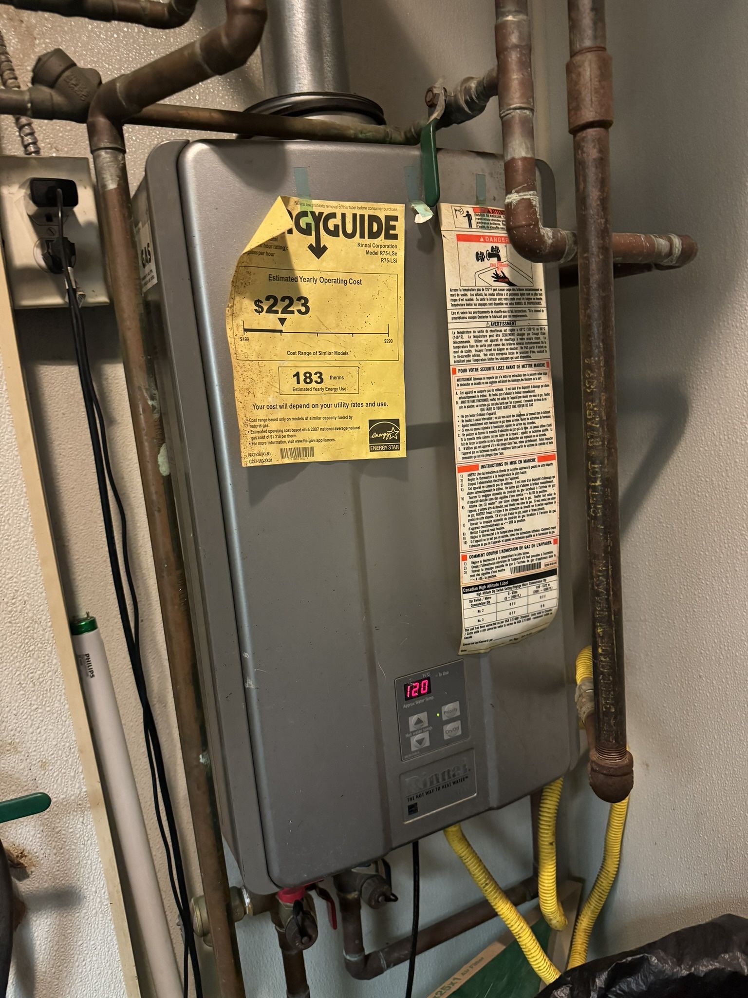 Tankless Water Heater Used