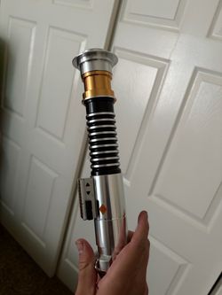 Sky walker lightsaber with an authentic blade