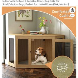 Corner Dog Crates Kennel Furniture 