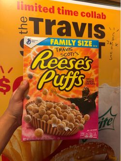 Travis Scott cereal boxes