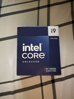 Intel Core i9-14900K — Brand New, Sealed (14th Gen, LGA1700)