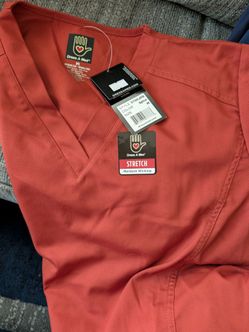 Off brand scrub tops sz. M
