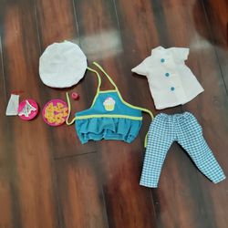 AMERICAN GIRL DOLL COOKING SET 