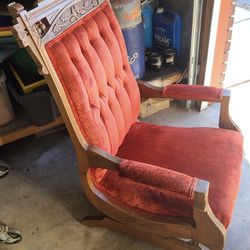 Antique Platform Rocking Chair