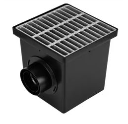 NDS-1200MTLKIT 12" x 12" Catch Basin Kit with Metal Grate:1200MTLKIT 12"X12" CATCH BASIN(BOX)-METAL GRATE. New. 2 Available
