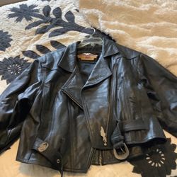 Leather Jacket HD Women’s Size Xl