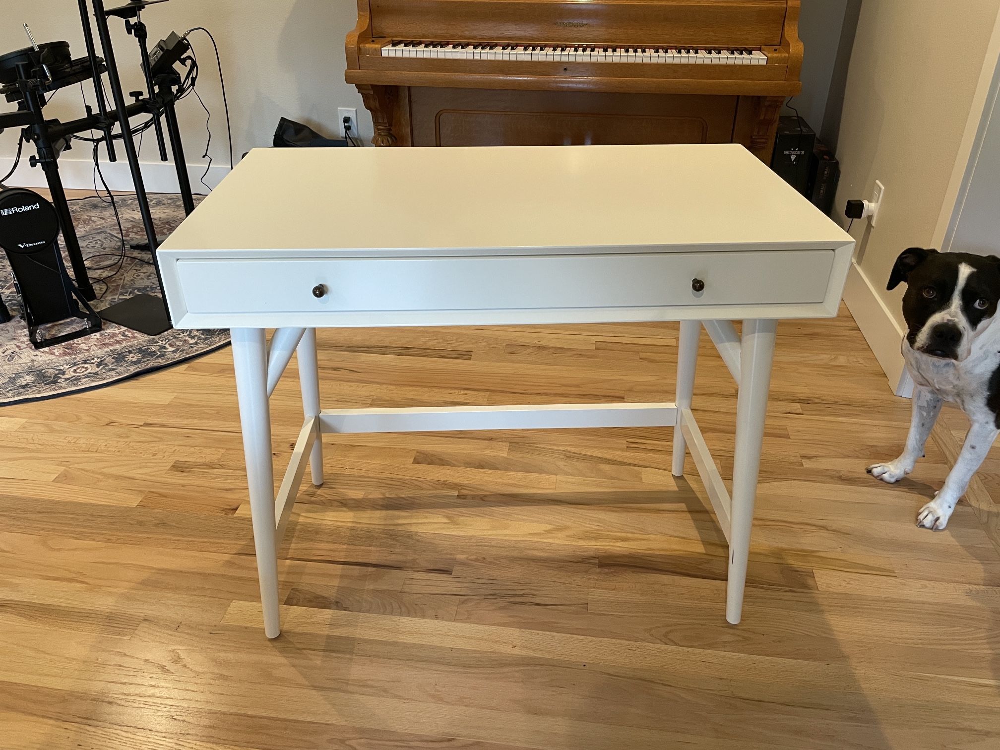 West Elm Desk And Bookshelf With Drawer 