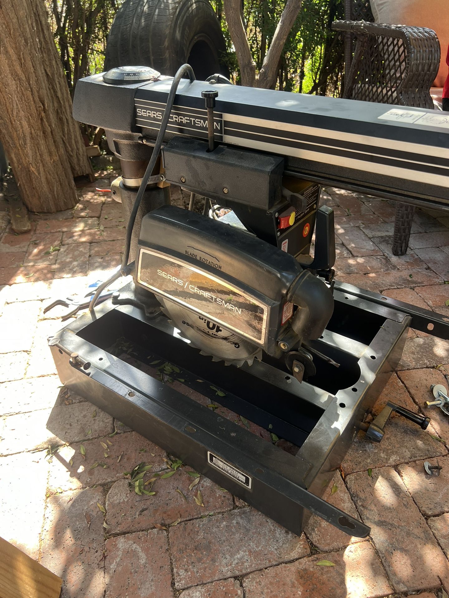 Craftsman 10" Radial Arm Saw