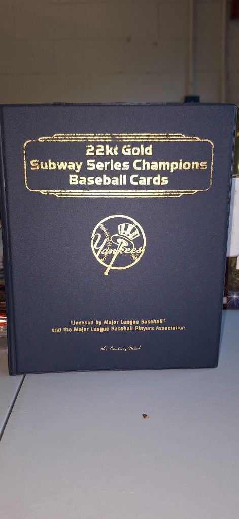 Yankees 2000 Danbury Mint 22k Champions Card Collection