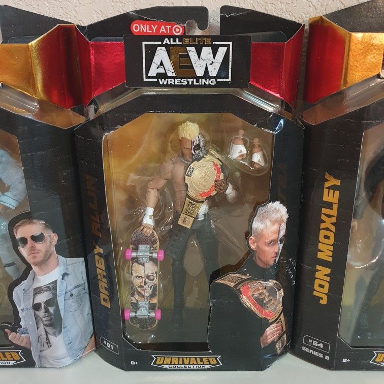 The Young Bucks STREET FIGHTER AEW Figures Nick & Matt AEW Figures