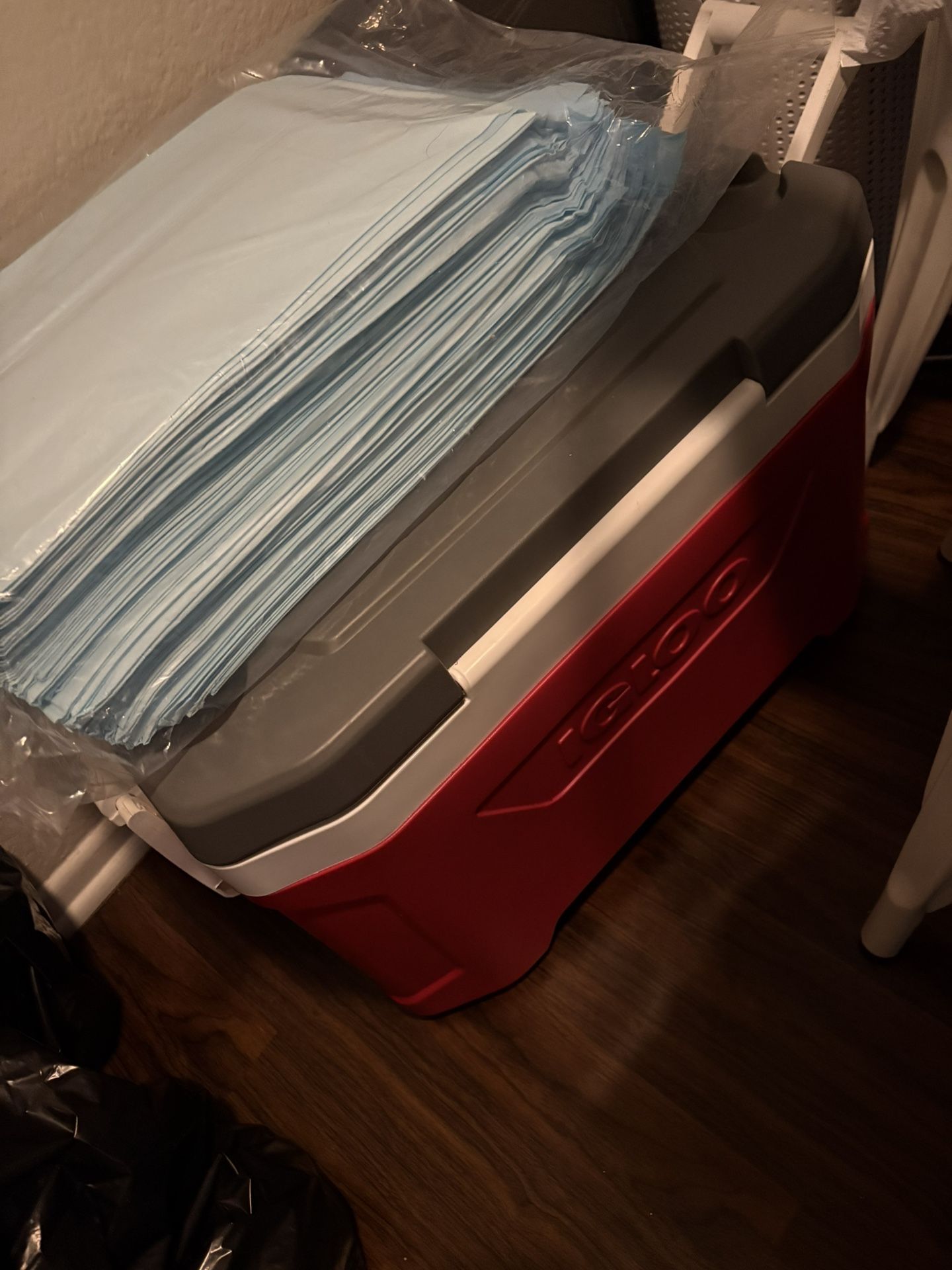 Red Igloo Like New Ice Chest