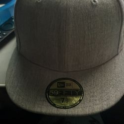 fifty hat 7 1/2 heather grey