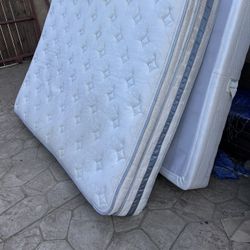 Queen Size Box  And Mattress  Used