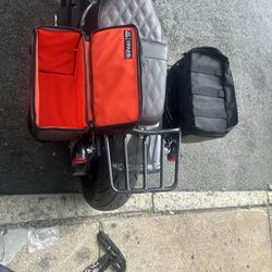 Thrashin Co. Escape Saddle Bags And Hard Mount Brackets