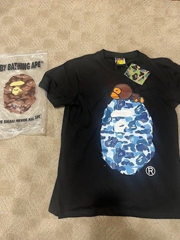 BAPE T-Shirt “camouflage blue” Sz Large.
