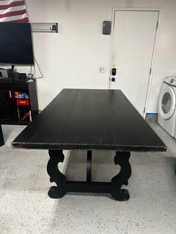 Black Dining Table