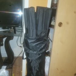Folding camping bed, twin size