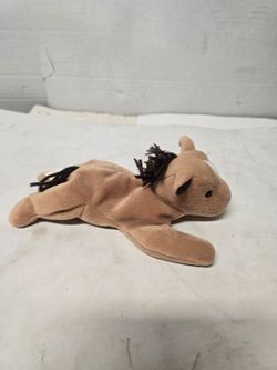 Derby the Horse, a vintage plush toy from the Ty Beanie Babies collection released in 1995.