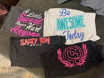 Women’s Tank Top Bundle Size Large – 4 Casual & Graphic Tanks