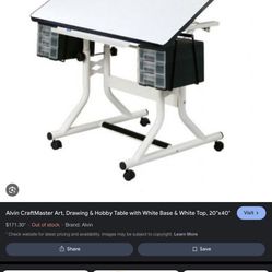 Alvin CraftMaster Art Table