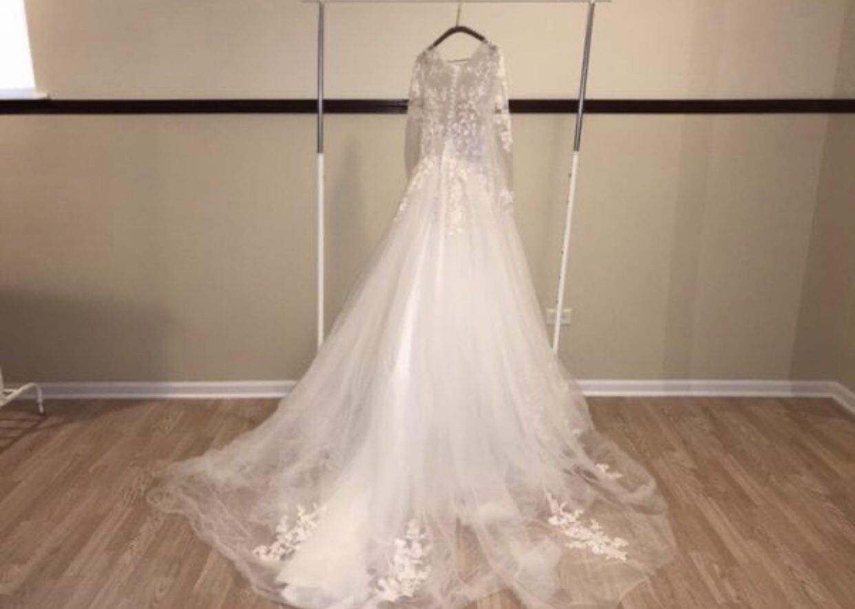 Custom White Ivory Wedding Quinceanera Dress Size 8 From Jade Bridal