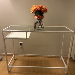 IKEA  Vittsjo Console Entryway Table  In White