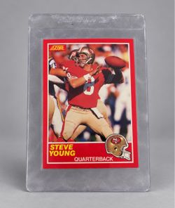 1989 Score Steve Young San Francisco 49ers Football Card