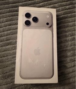 iPhone 17 pro max silver sealed new with sales receipt