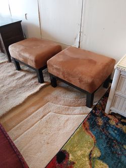 Pair of footstools