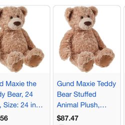 Limited Edition BMW Gund Maxie The Teddy Bear