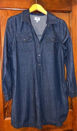Old Navy Denim Shirt Dress, Large