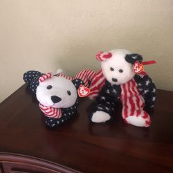 RARE Spangle & Sparkler Large Beanie Babies 