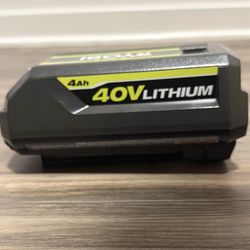 Ryobi 40v 4ah lithium battery (new)